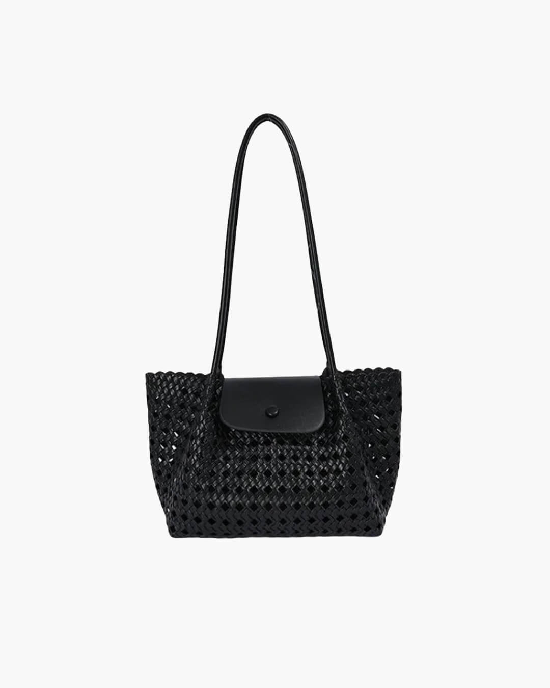 SOERA Marina Embossed Shoulder Bag - Bag - SOERA-115459-BLA-OS-69443 Black