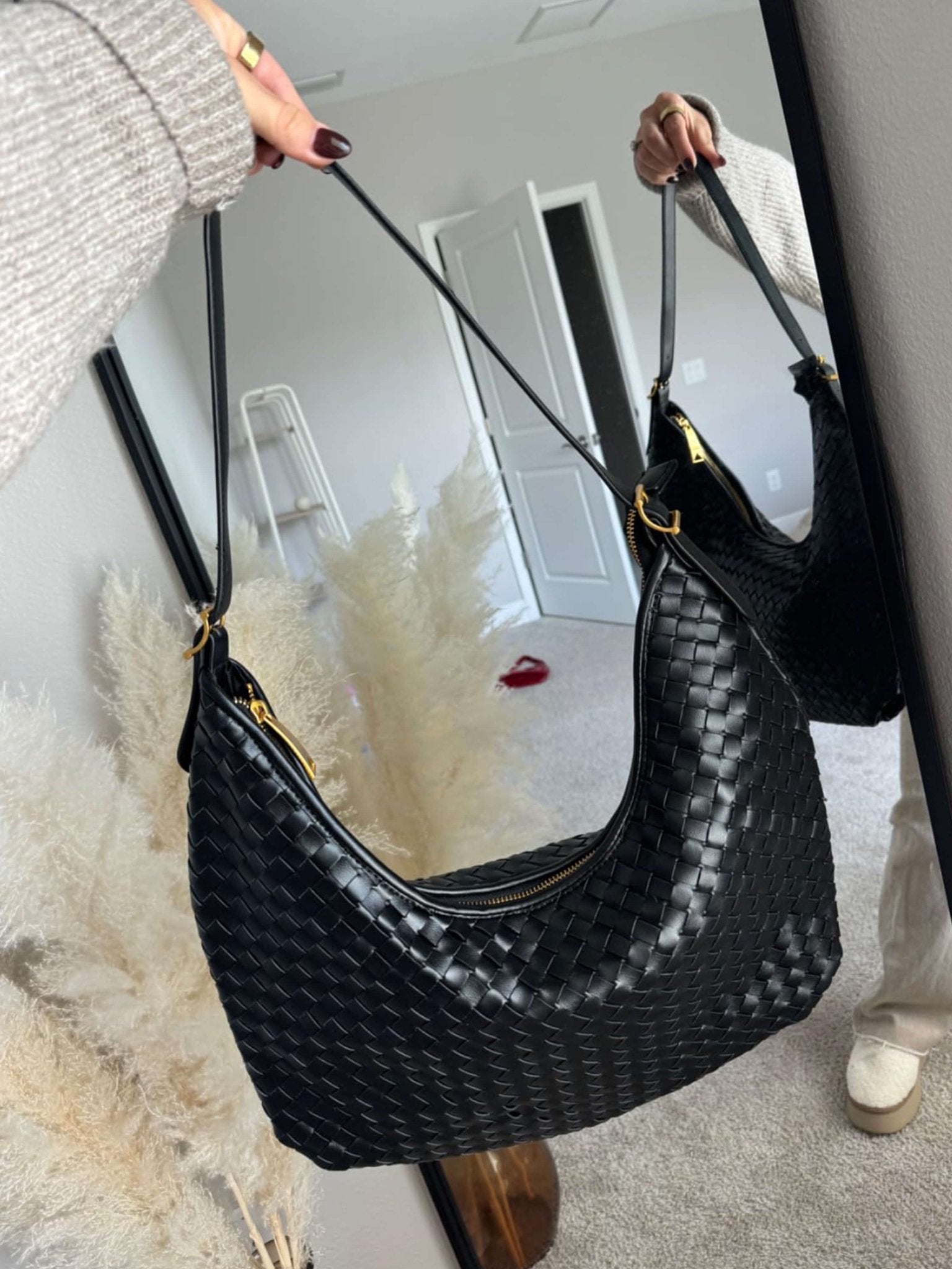 SOERA Scarlett Woven Tote Bag - Handbags - Soera-Scarlett-Woven-Tote-Bag-Handbag/LightGreen Light Green Regular