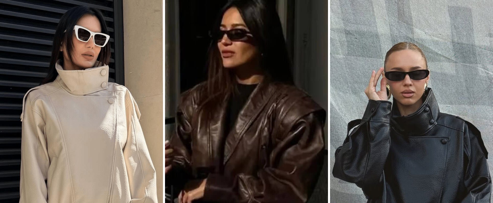 The Leather-Look Jacket: How to Wear It in the Heat - SOERA