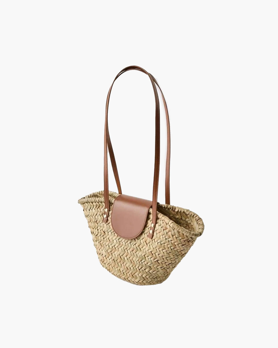 SOERA Aisea Woven Rattan Shoulder Bag - Bag -  Beige