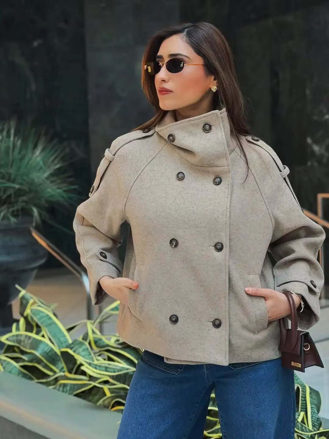 SOERA Julie Stand Collar Oversized Coat - Coat - SOERA-789699-ASS-XS-05123 XS