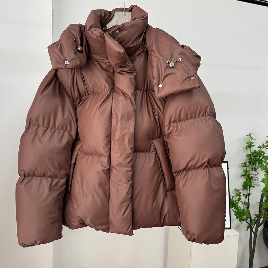SOERA Rosalie Puffer Jacket - Coats & Jackets -  Brown S