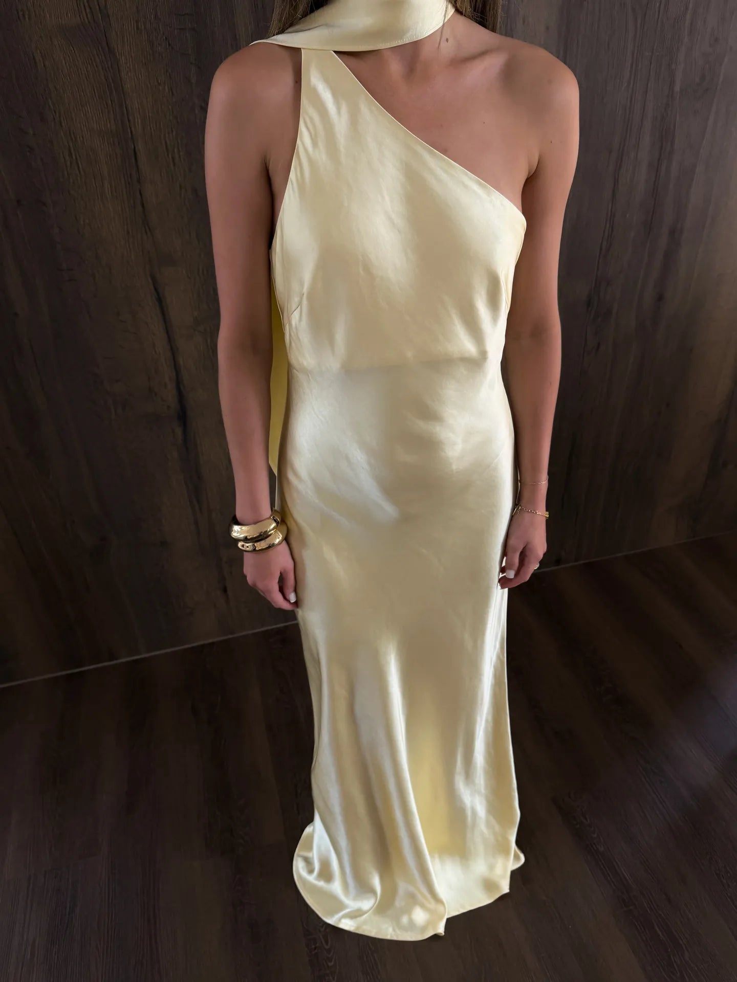 SOERA Sofia One-Shoulder Silk Evening Gown - Dress - SOERA-468995-DEF-OS-78852 M
