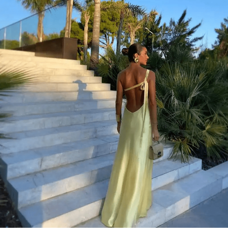 SOERA Sofia One-Shoulder Silk Evening Gown - Dress - SOERA-468995-DEF-OS-78853 L