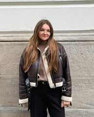 Elora Faux Leather Jacket