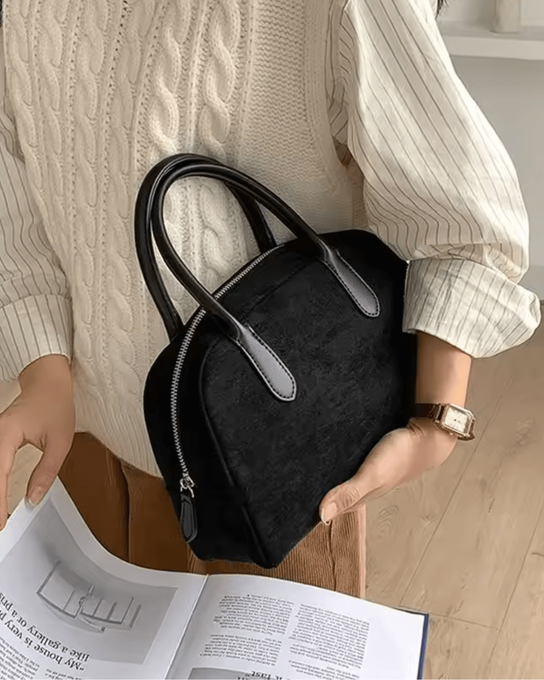 SOERA Jenny Suede Mini Bag - Handbags - 3256807951292876-;Dl1757549905549714319 Brown Regular