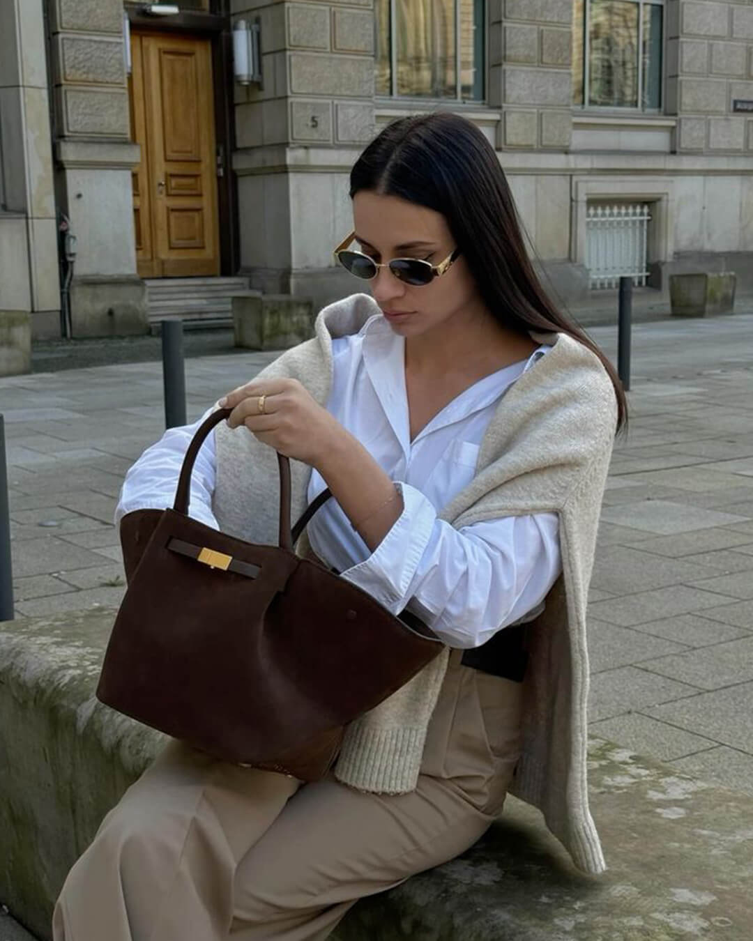 SOERA Melanie Suede Bag - Handbags - Soera-Melanie-bag-lightbrown Light Brown