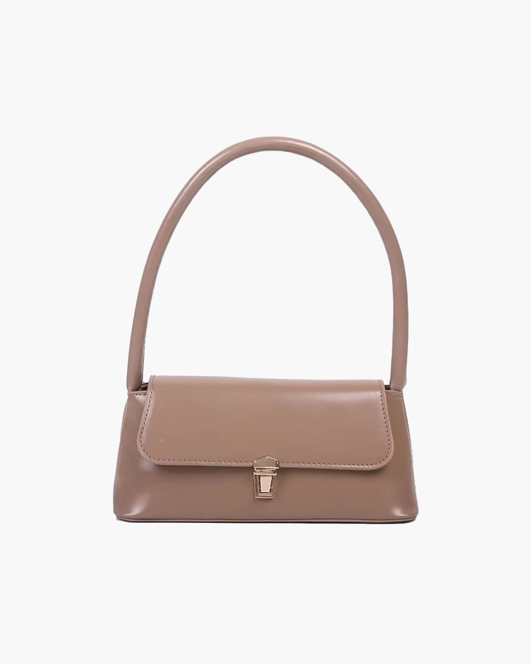 SOERA Tracy Leather Shoulder Bag - Handbags - 3256806228223707-;CU1754570365850658917 Beige