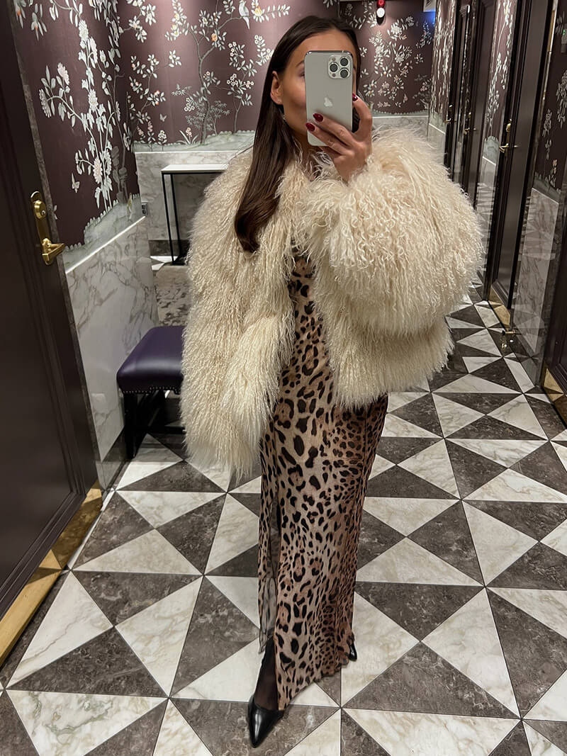 SOERA Bella Faux Fur Coat - Jackets -  White L