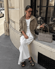 Charice High-Neck Faux Suede Jacket