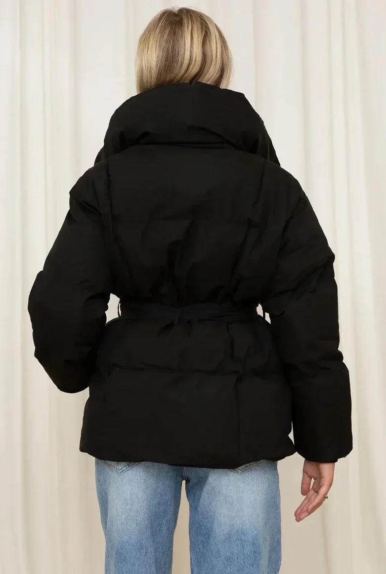 SOERA Miranda Puffer Jacket - Jackets - jG1762772375822145254 Black L
