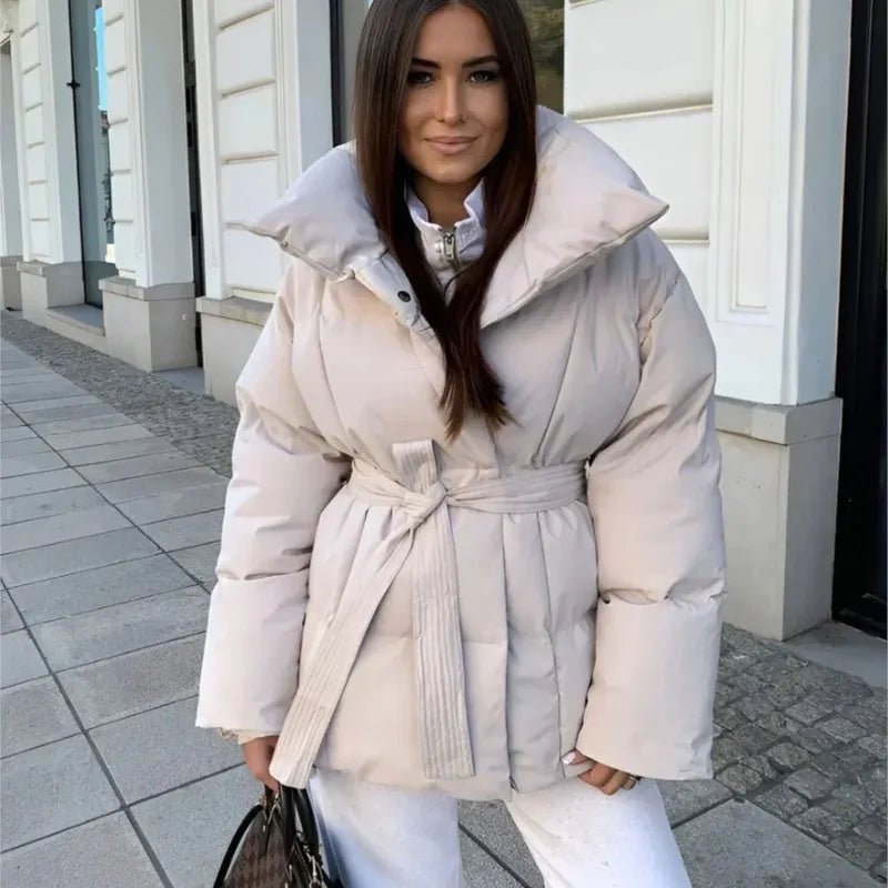SOERA Miranda Puffer Jacket - Jackets - lm1762772375821026856 Offwhite S