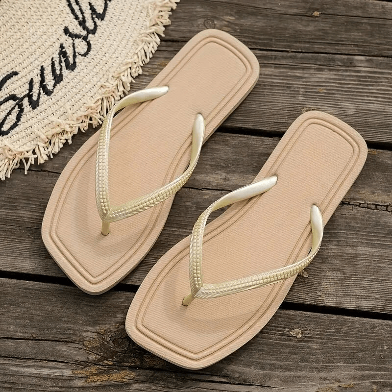 SOERA Maya Square Toe EVA Sandals - Shoes - SOERA-488259-KHA-36-42947 Beige 36-37