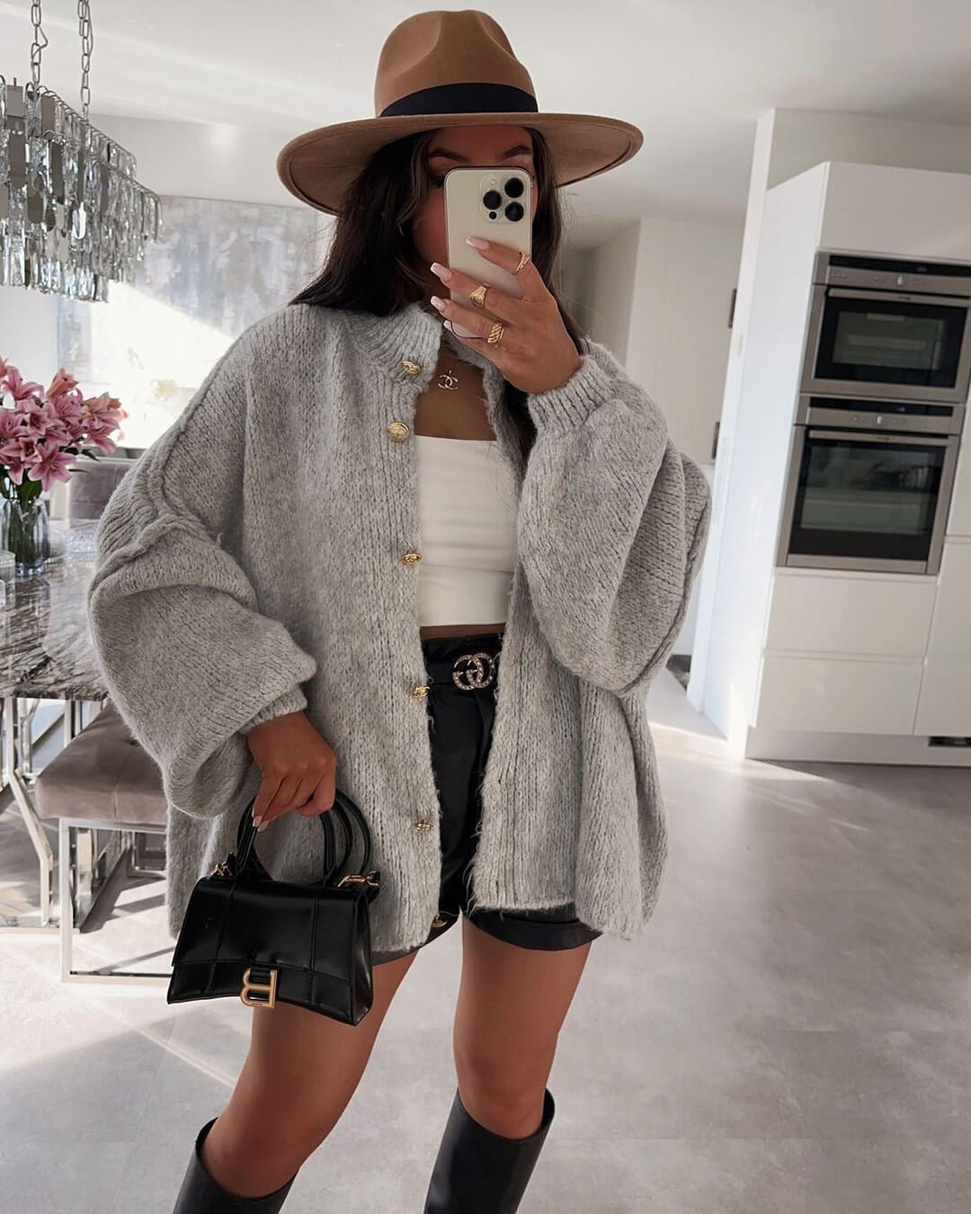 SOERA Greta Long Cardigan - Sweaters & Cardigans - YX1758162480457352170 Gray S